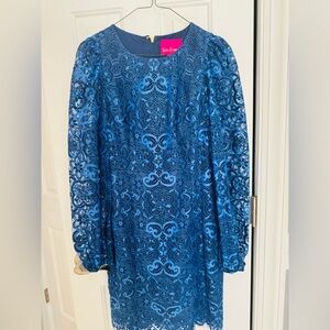 Lilly Pulitzer Blue Lace Blazer